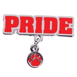 Red Pride Paw Pin
