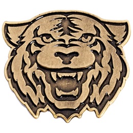 Gold Metal Tiger Pin
