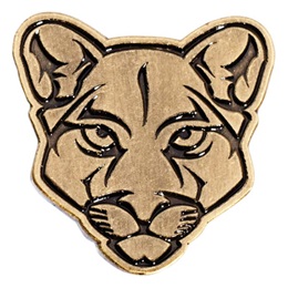 Gold Metal Panther Pin