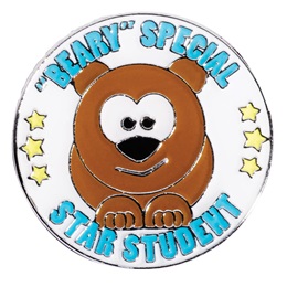 Award Pin - "Beary" Special Star Student