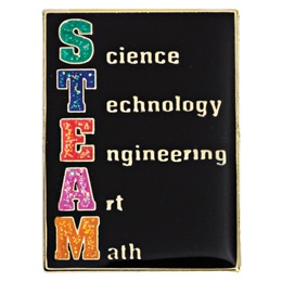 STEAM Award Pin - Glitter Letters