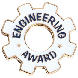 Engineering Award Pin - Die Cut Gear
