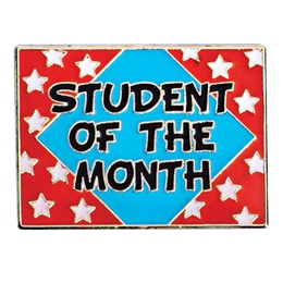 Student of the Month Award Pin - Red/White/Blue