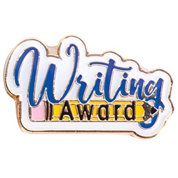 Writing Award Pin - Writing Award Pencil