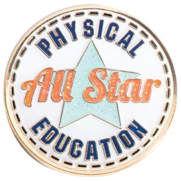 Athletics Award Pin - Physical Education All Star