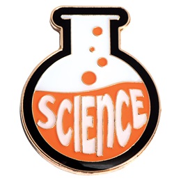 Science Award Pin - Bubbling Beaker