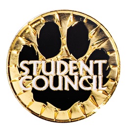Award Pin - Student Council Paw Burst