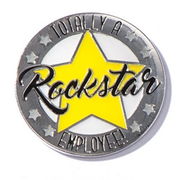 Rockstar Employee Pin