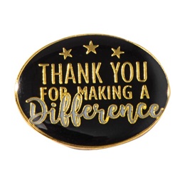 Thank You for Making a Difference Pin