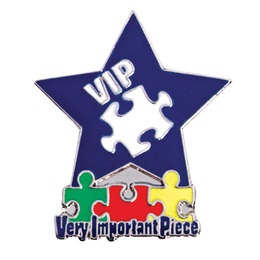 Award Pin - VIP Puzzle and Star