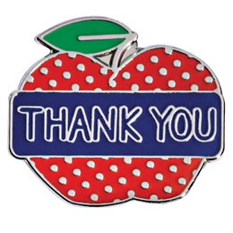 Appreciation Award Pin - Thank You Apple