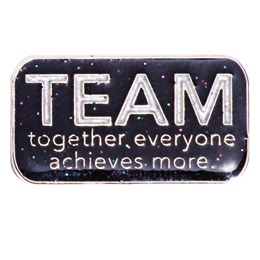 TEAM Award Pin - Glitter Rectangle