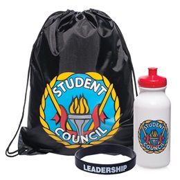 Full-color Backpack Award Set - Student Council Torch