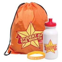 Full-color Backpack Award Set - Student of the Month Star