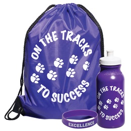 1-color Backpack Award Set - On the Tracks to Success