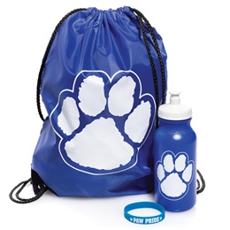 Paw Pride Backpack Award Set - Blue