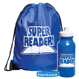 1-color Backpack Award Set - Super Reader