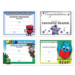 Assorted Certificate Set - Reading
