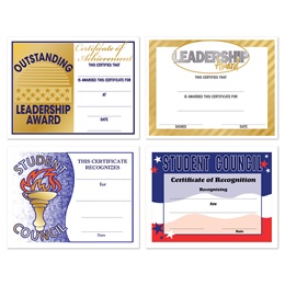 Assorted Certificate Set - Leadership
