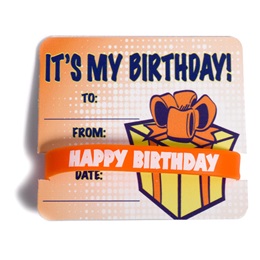 Mini Certificate/Wristband Set - It's My Birthday