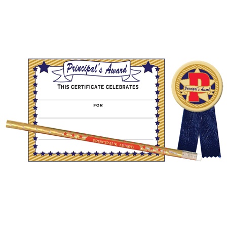 Certificate Award Set Principal #39 s Award Anderson #39 s