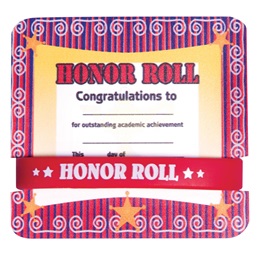 Mini Certificate/Wristband Set - Honor Roll