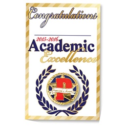 Pin Card - Academic Excellence