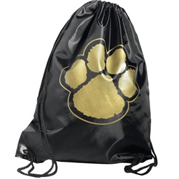 Paw Backpack - Black/Gold