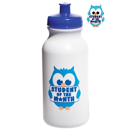 Student of the Month Owl Water Bottle and Pin Award Set