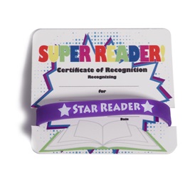 Mini Certificate/Wristband Set - Super Reader
