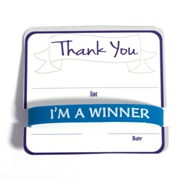 Mini Certificate/Wristband Set - Thank You