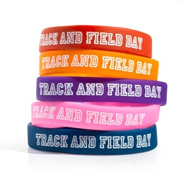 Track and Field Day Wristband Assortment, 25/pkg