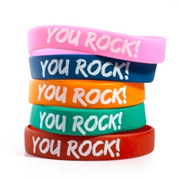 You Rock! Wristband Assortment, 25/pkg