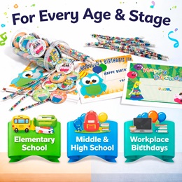 180-piece Mega Award Set - Birthday