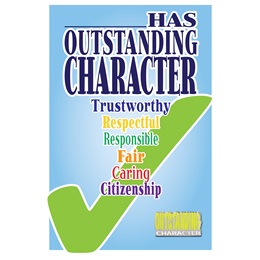Pin Card with Pin Set - Outstanding Character