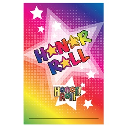 Pin Card with Pin Set - Honor Roll