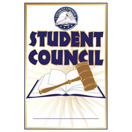 Pin Card with Pin Set - Student Council/Gavel
