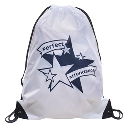 Award Backpack - Perfect Attendance Stars