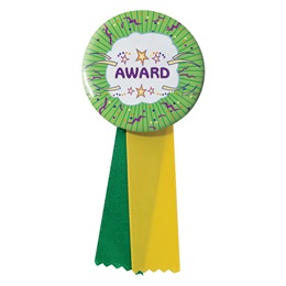 Button With Ribbon - Award