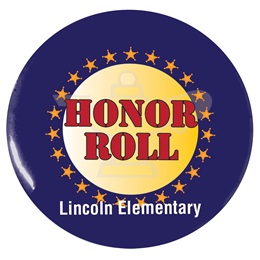 Custom Button - Honor Roll/Stars