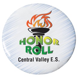 Custom Button - Honor Roll/Torch