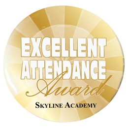 Custom Button - Excellent Attendance