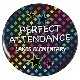 Custom Button - Perfect Attendance