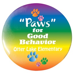 Custom Button - Paws For Good Behavior