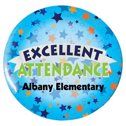 Custom Button - Excellent Attendance