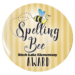 Custom Button - Spelling Bee Award