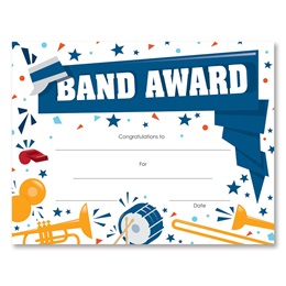 Band Award Certificates Pack