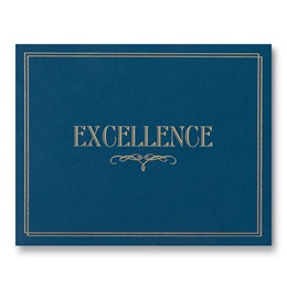 Certificate Holder - Blue Excellence