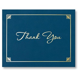 Certificate Holder - Blue Thank You