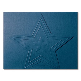 Standing Certificate Holder - Blue Star
